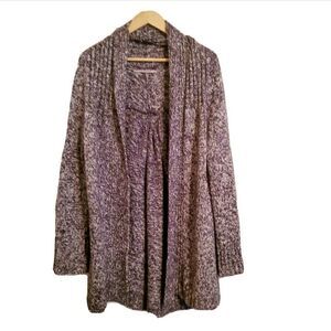 Rubbish Size Blue Long Open Sweater Size Large